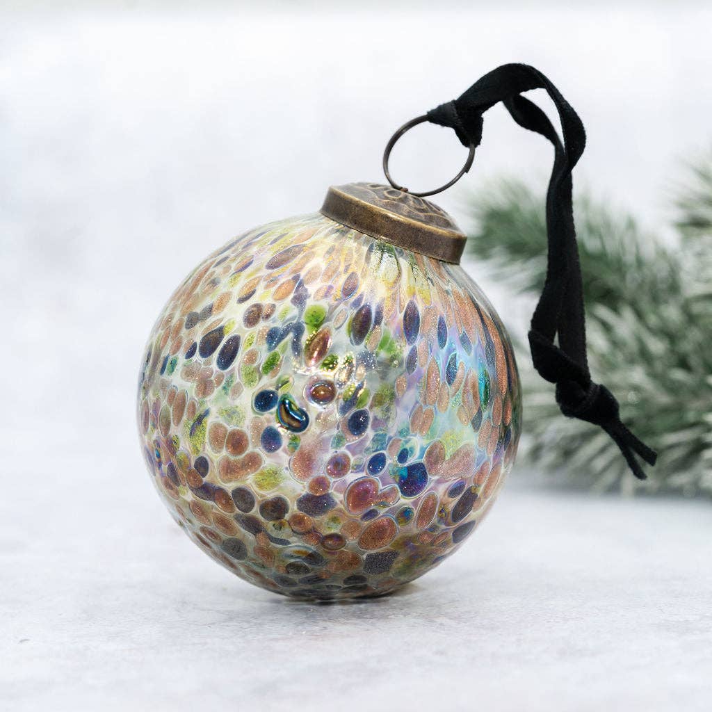 3" Multi Sparkle Cheena Bauble