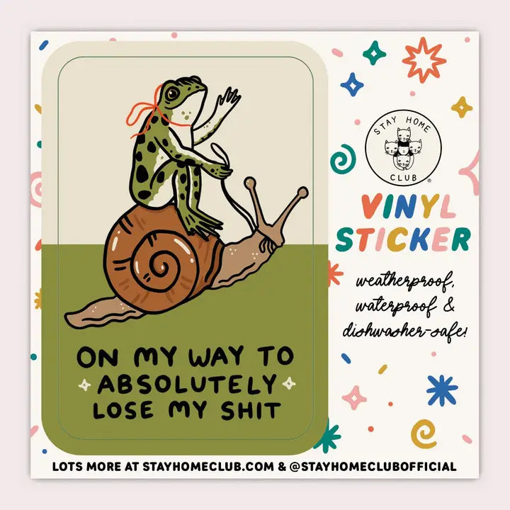 Lose My Sh*t Vinyl Sticker