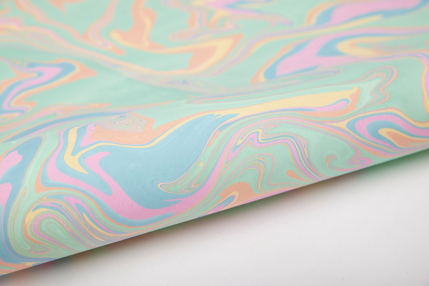 Pastel Punch Handmade Marbled Paper