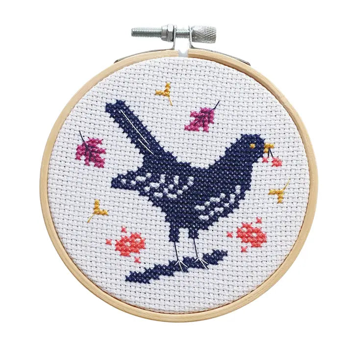 Blackbird Cross Stitch Kit