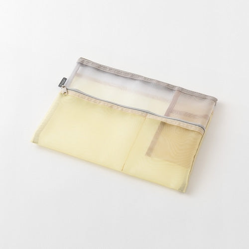 Mesh Pen & Tool Pouch - Beige