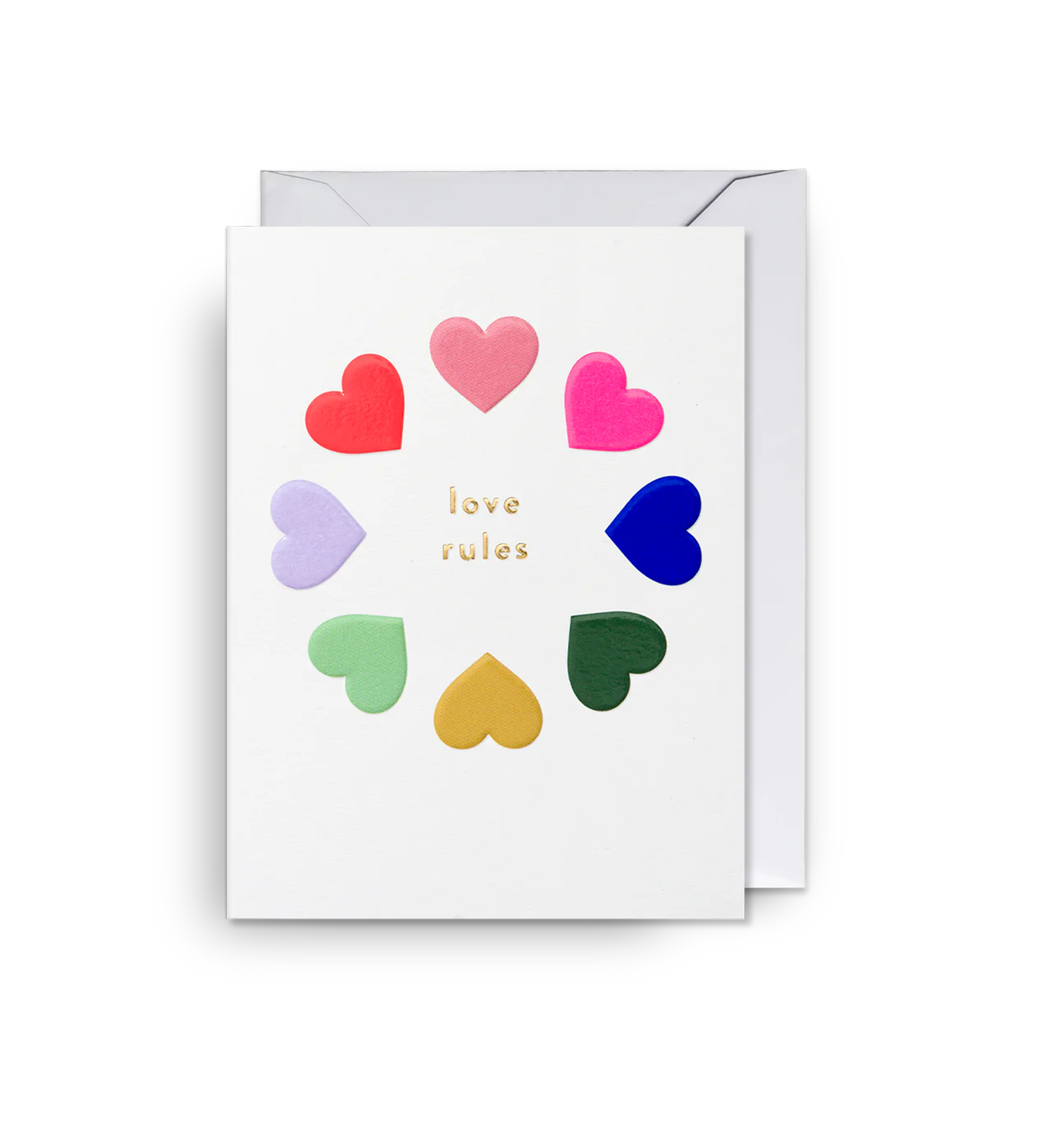 Love Rules Mini Card