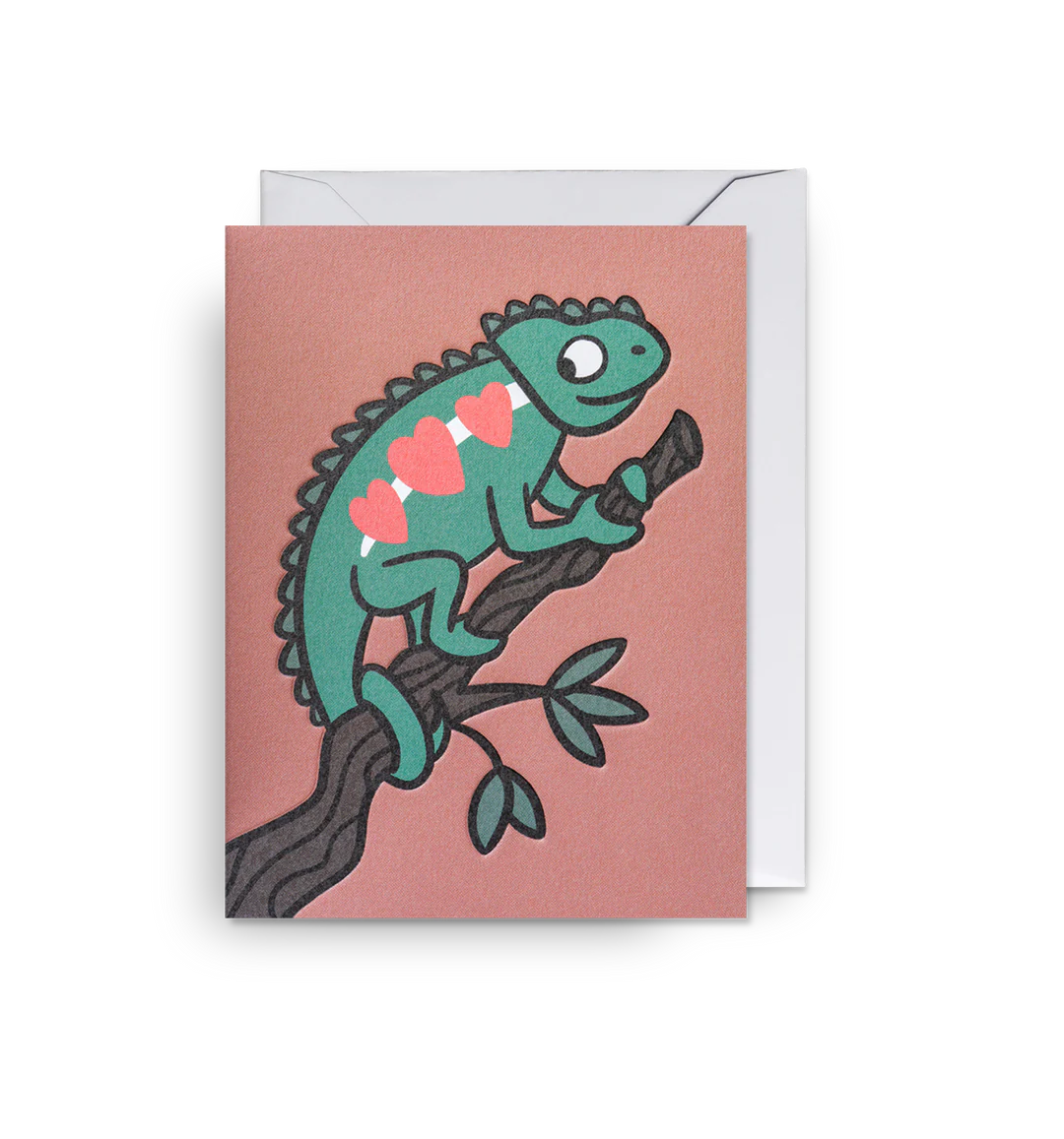 Love Heart Chameleon Mini Card