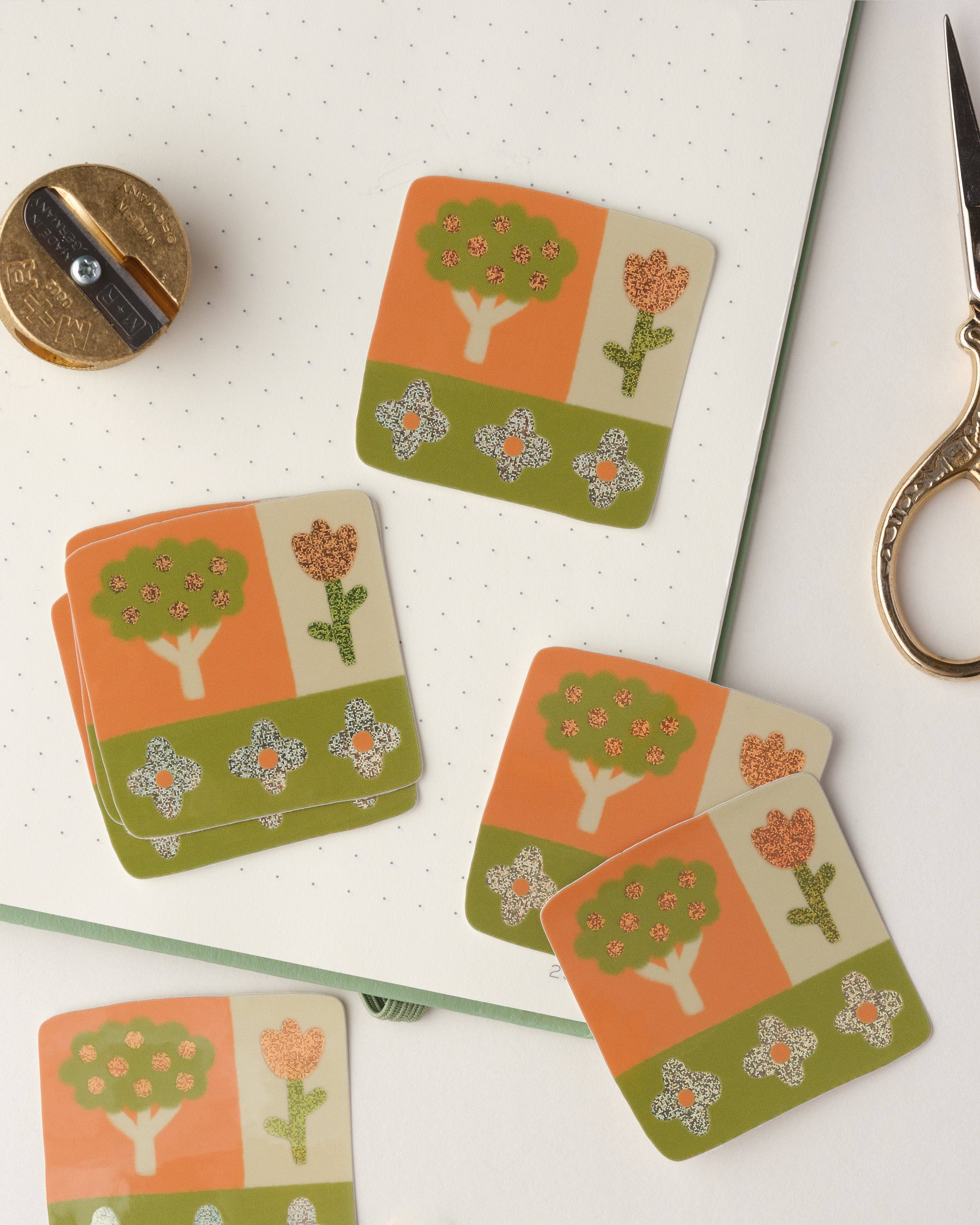 Garden Patch Holographic Sticker