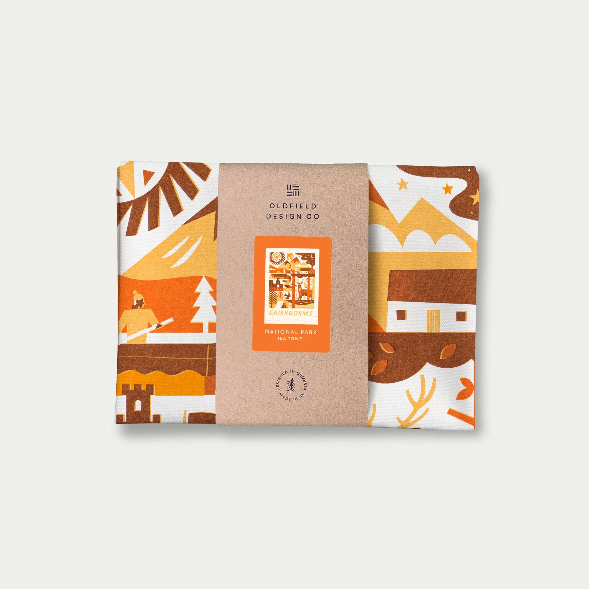 Cairngorms National Park Tea Towel