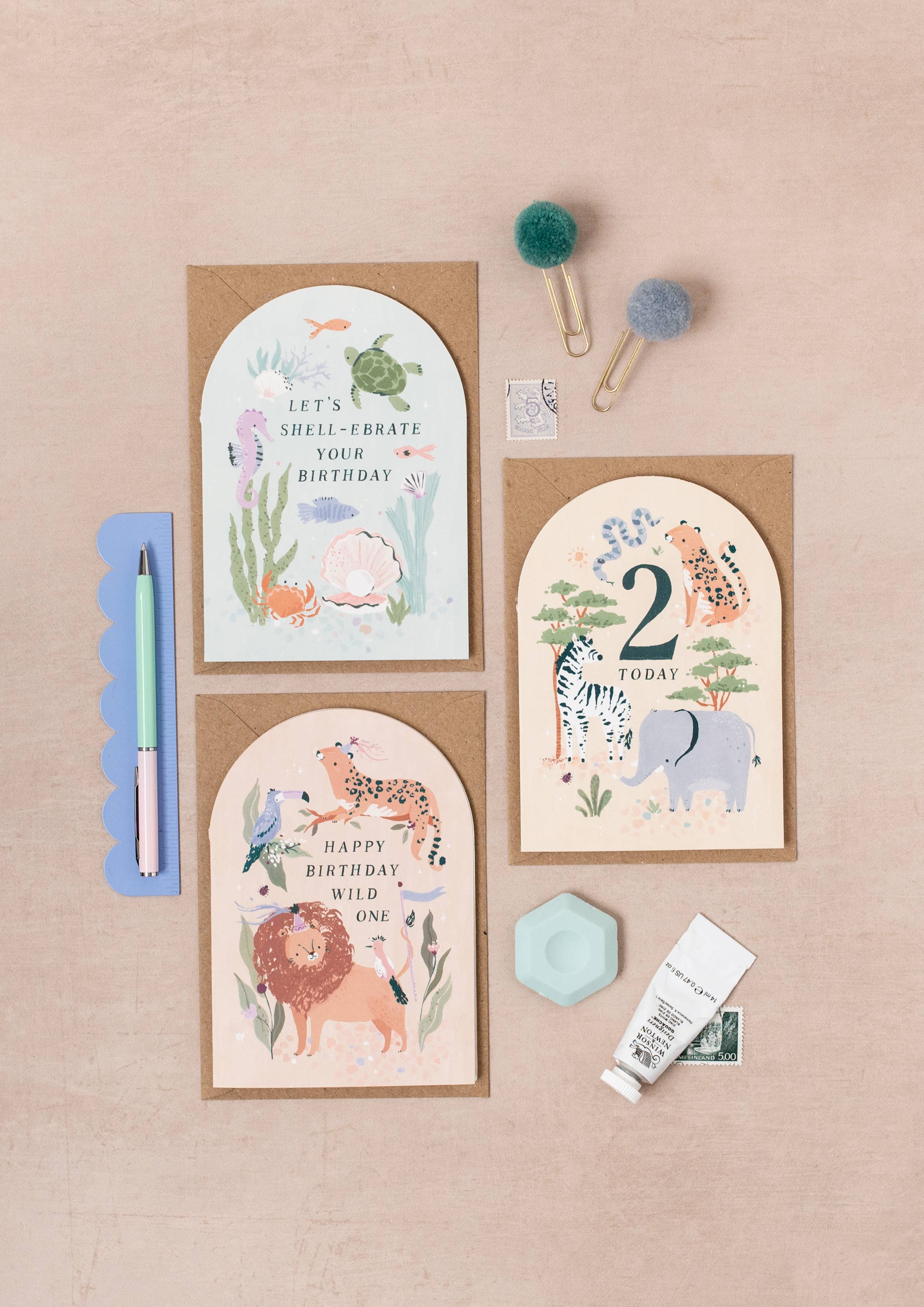 Under The Sea Birthday Card