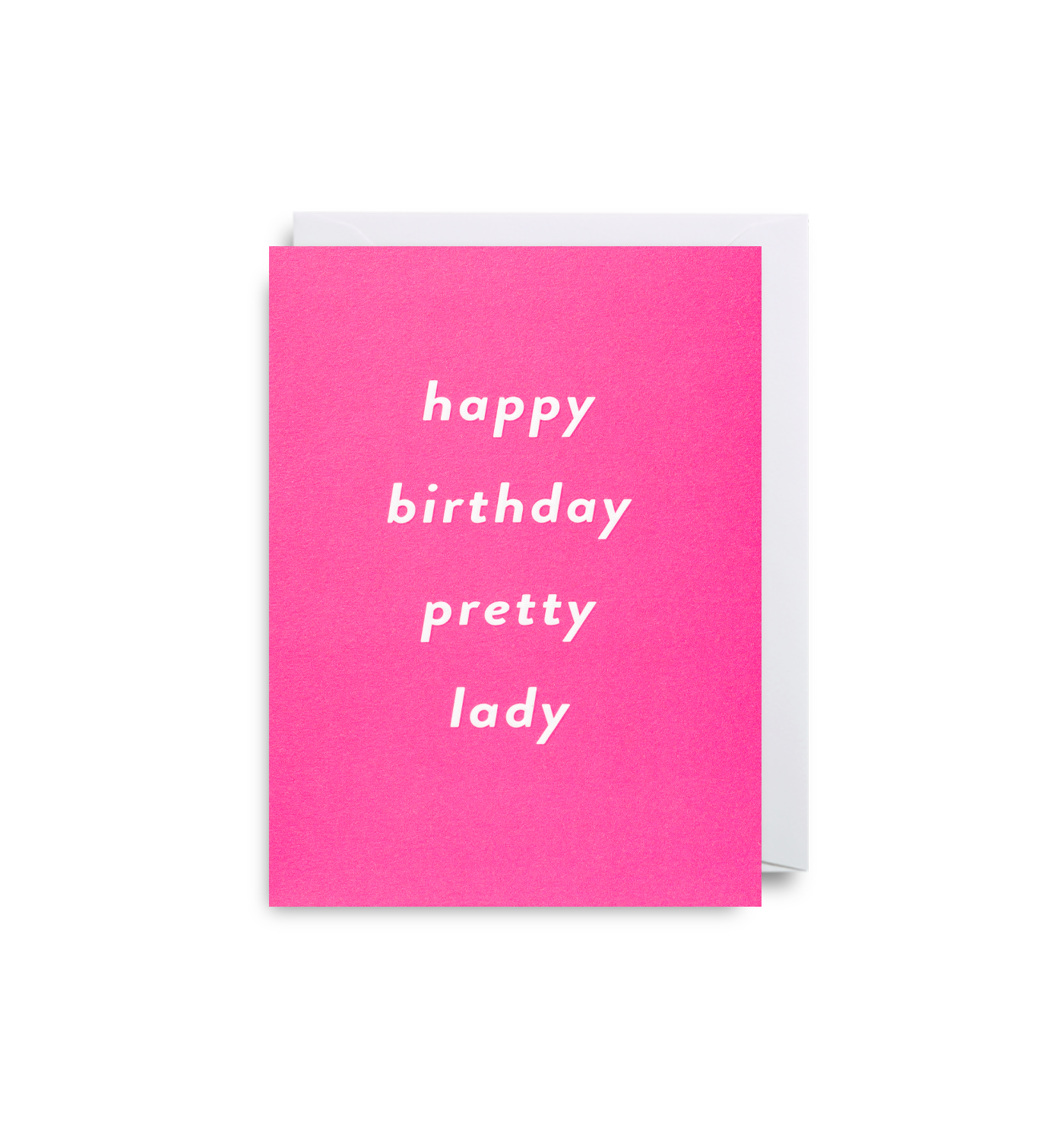 Happy Birthday Pretty Lady Mini Card