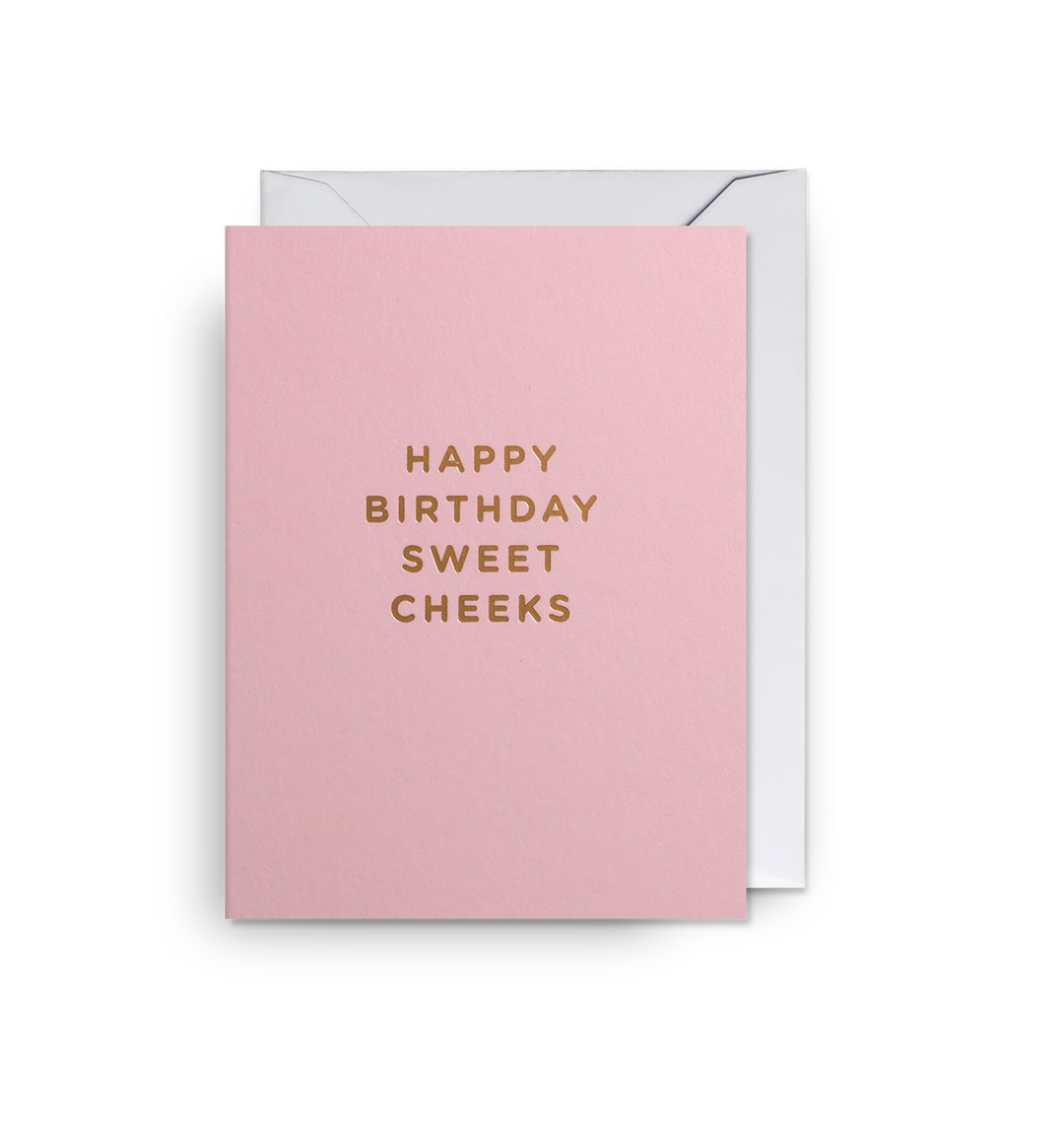 Sweet Cheeks Birthday Mini Card