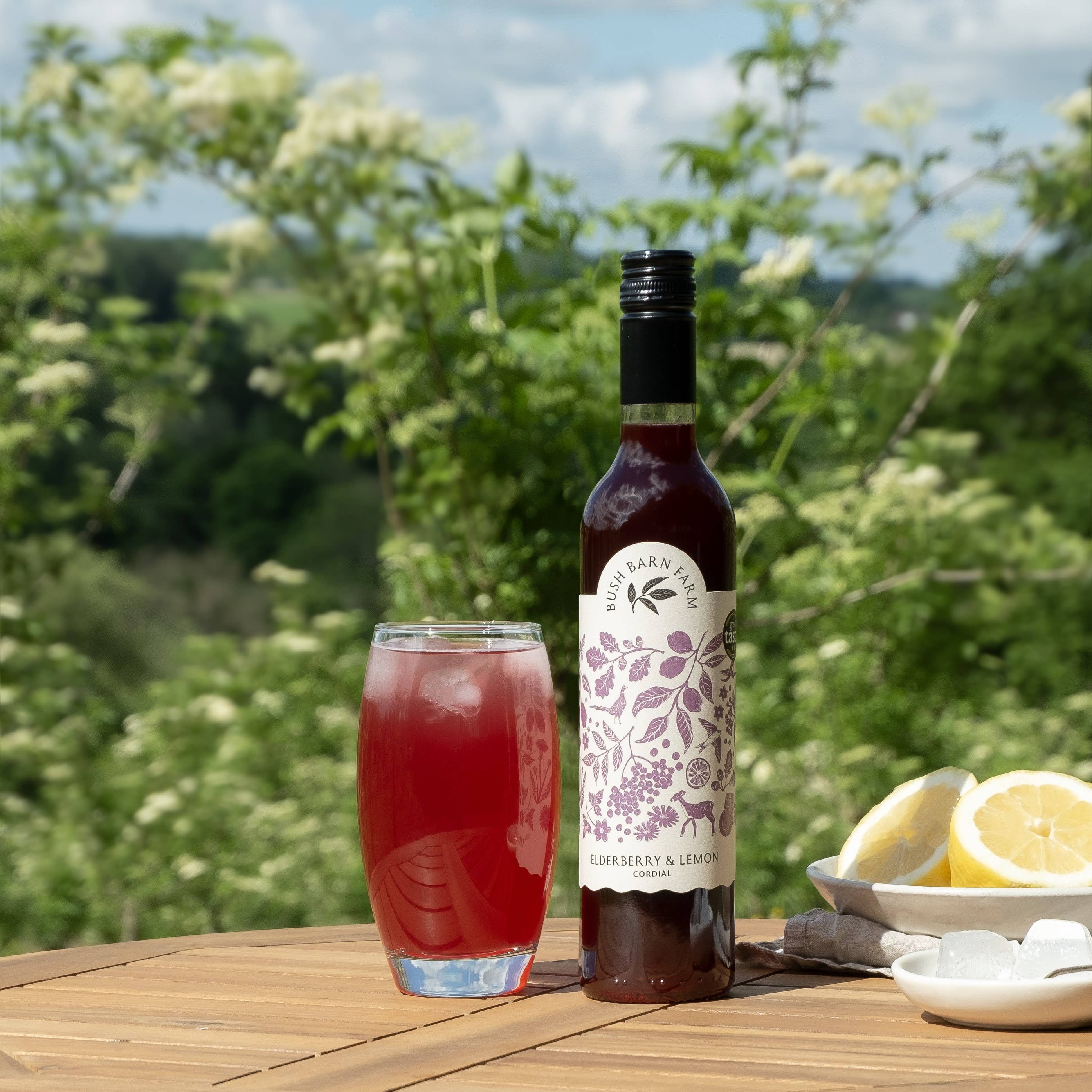 Elderberry & Lemon Cordial