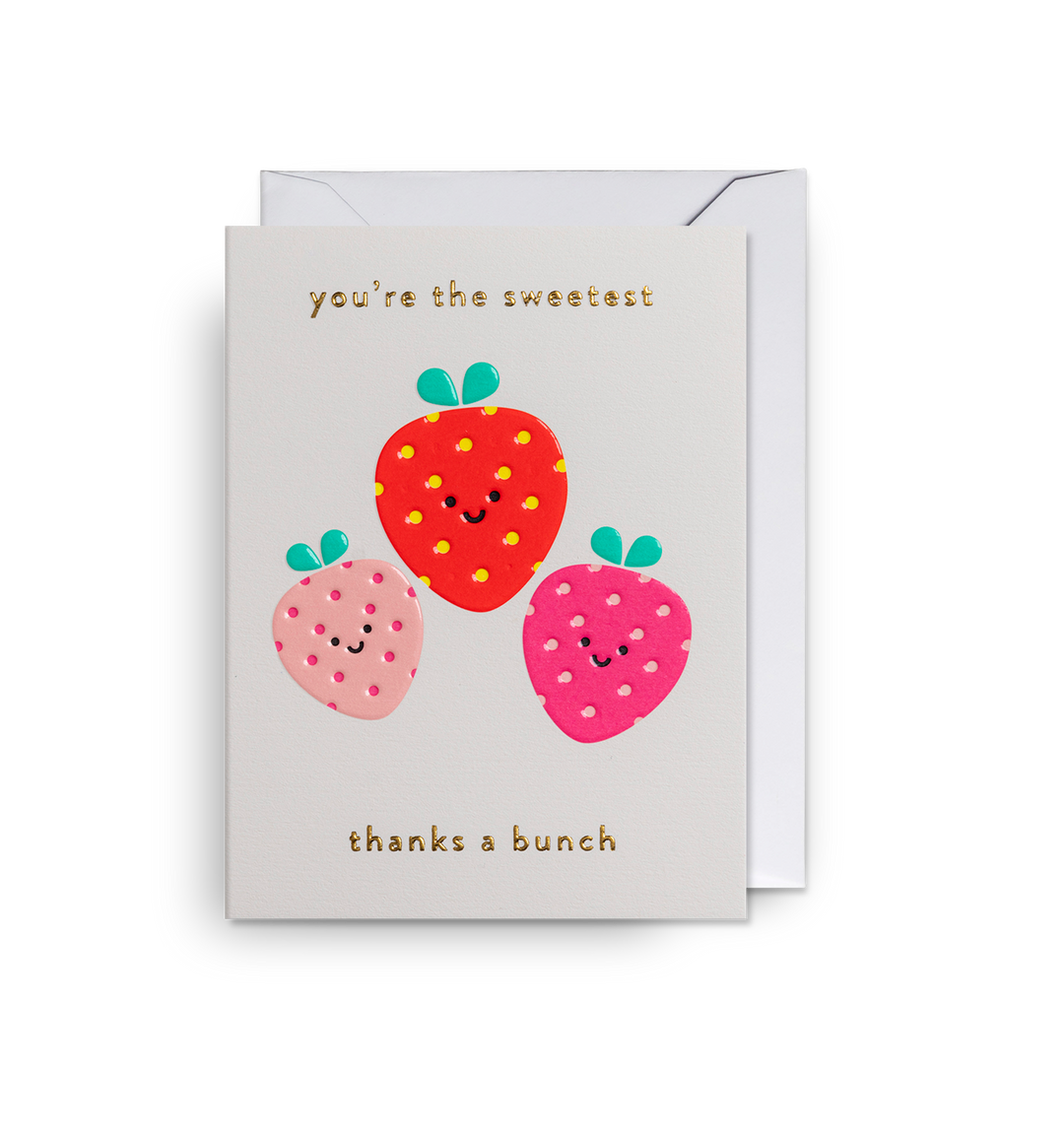 Strawberry Thank You Mini Card