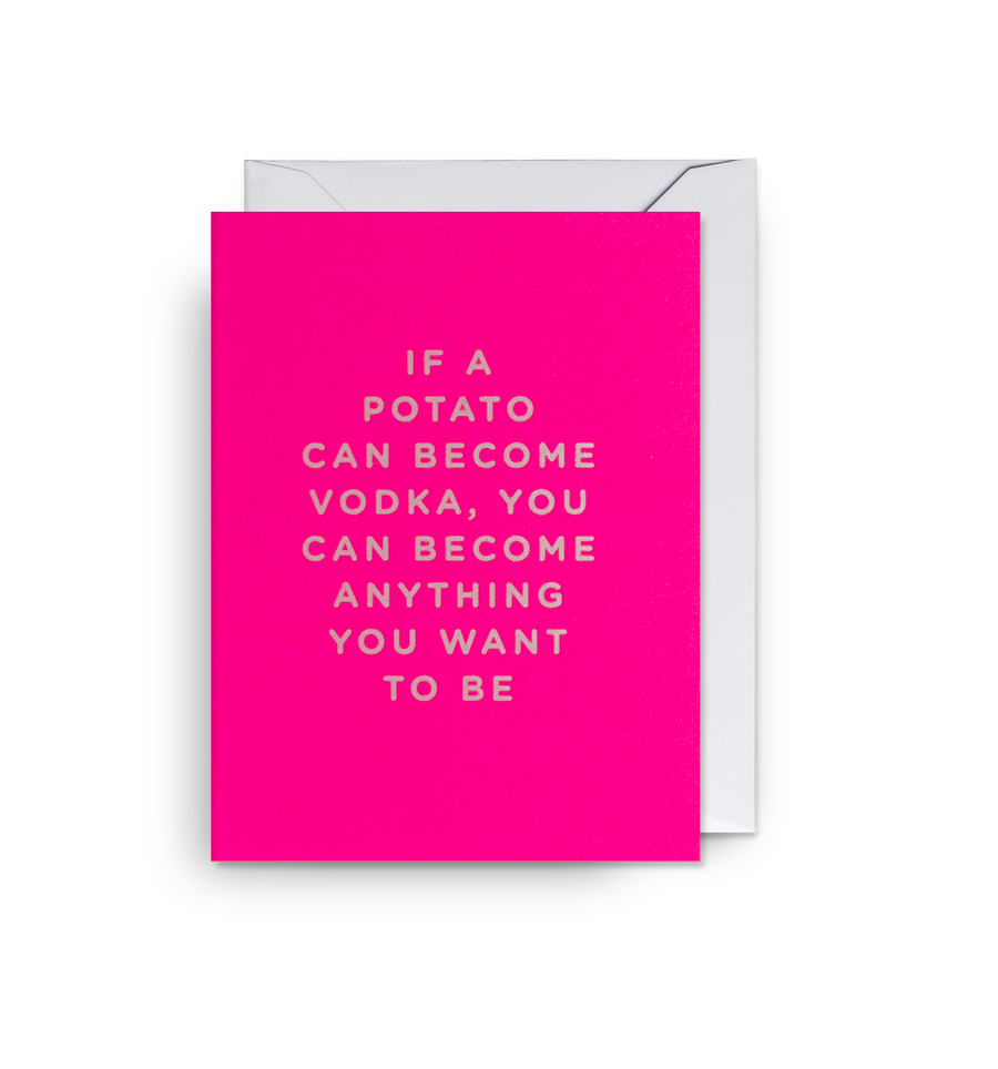 Potato Mini Blank Card