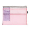 Mesh Pen & Tool Pouch - Pink Large