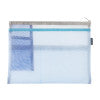 Mesh Pen & Tool Pouch - Light Blue Large