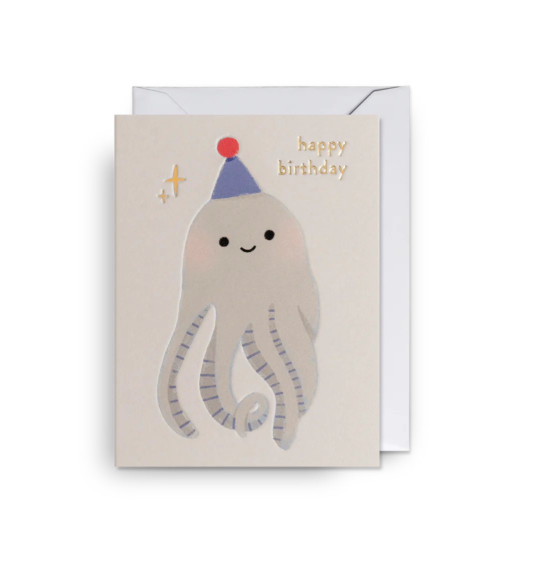 Little Octopus Mini Birthday Card