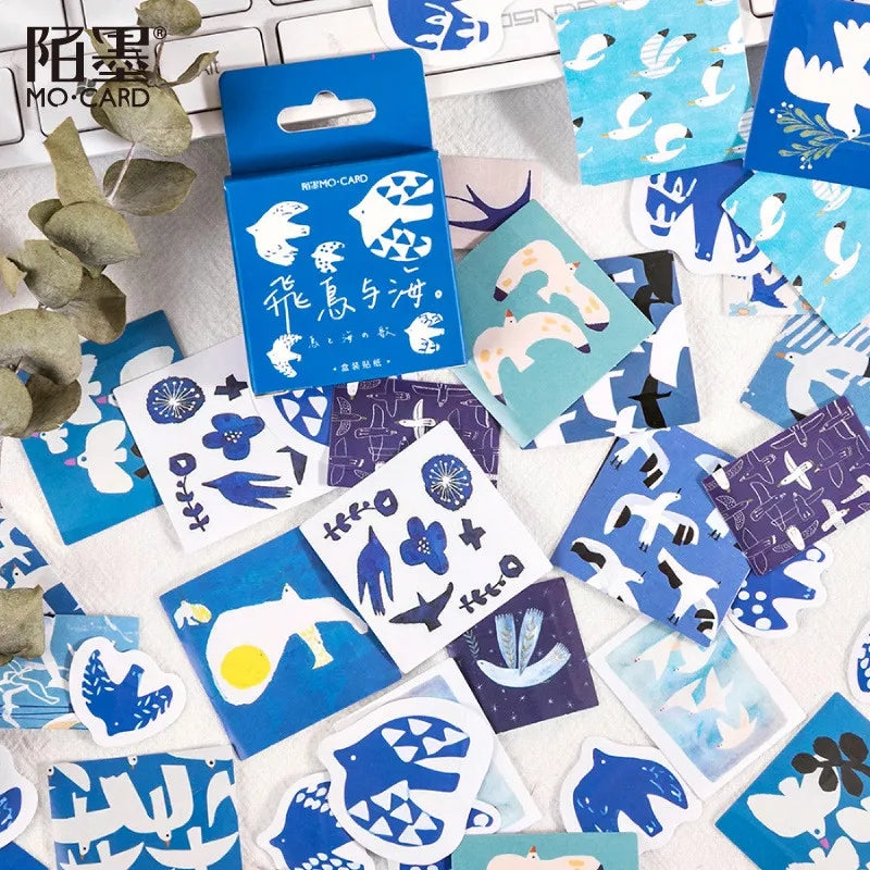 Kawaii Birds Sticker Set