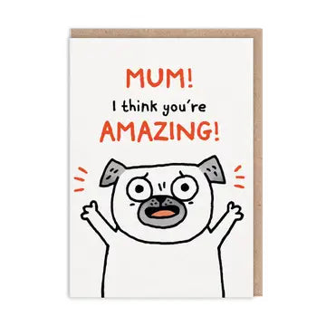 Mum, I Think You're Amazing! Card