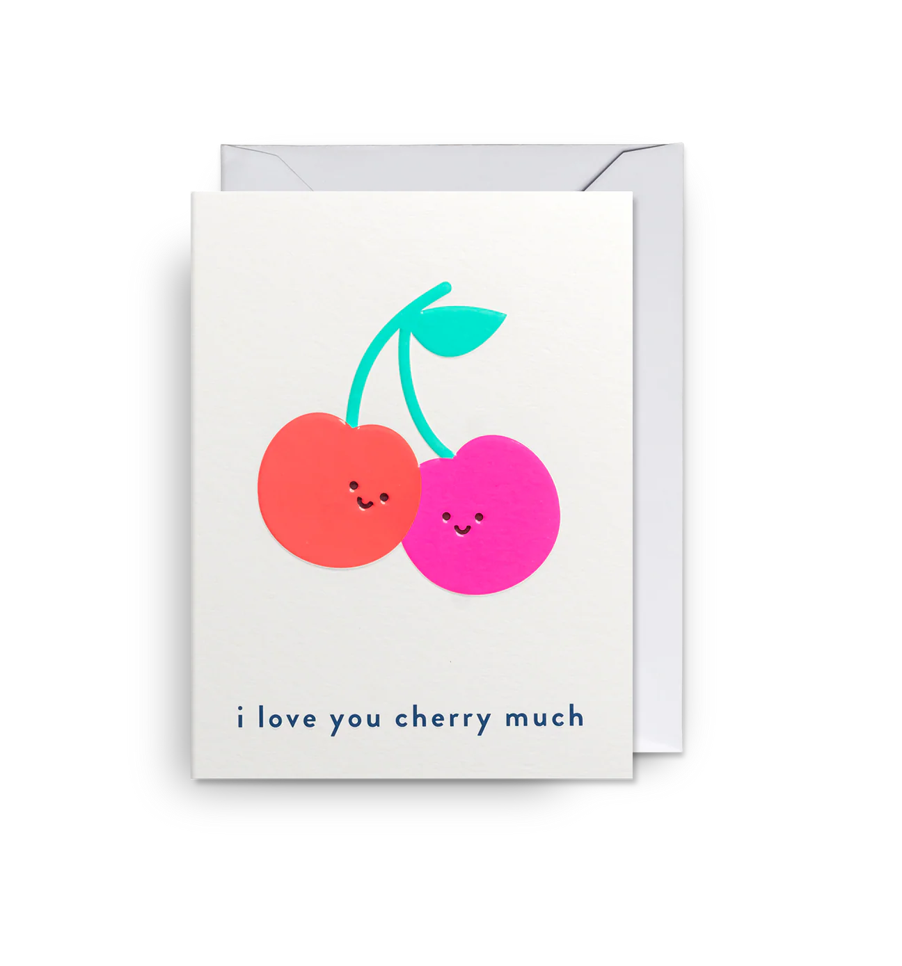 I Love You Cherry Much Mini Card