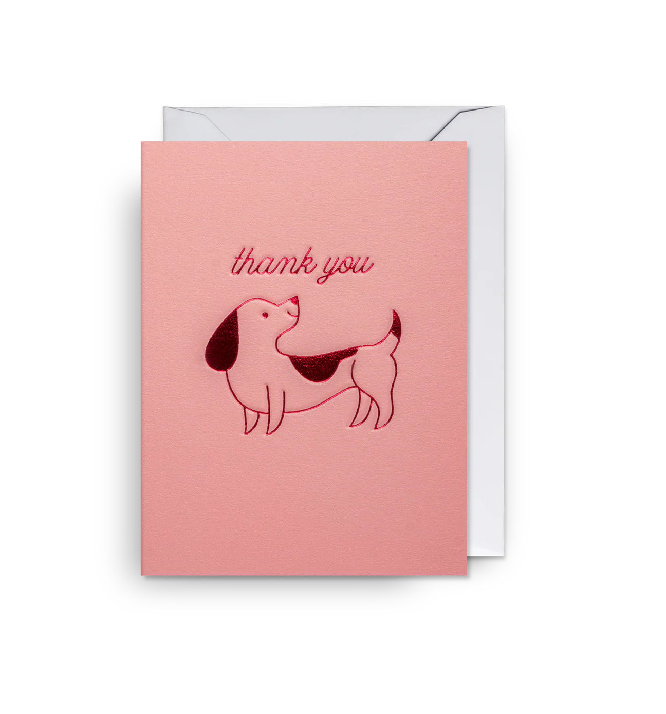 Pack Of Five Thank You Dog Mini Card