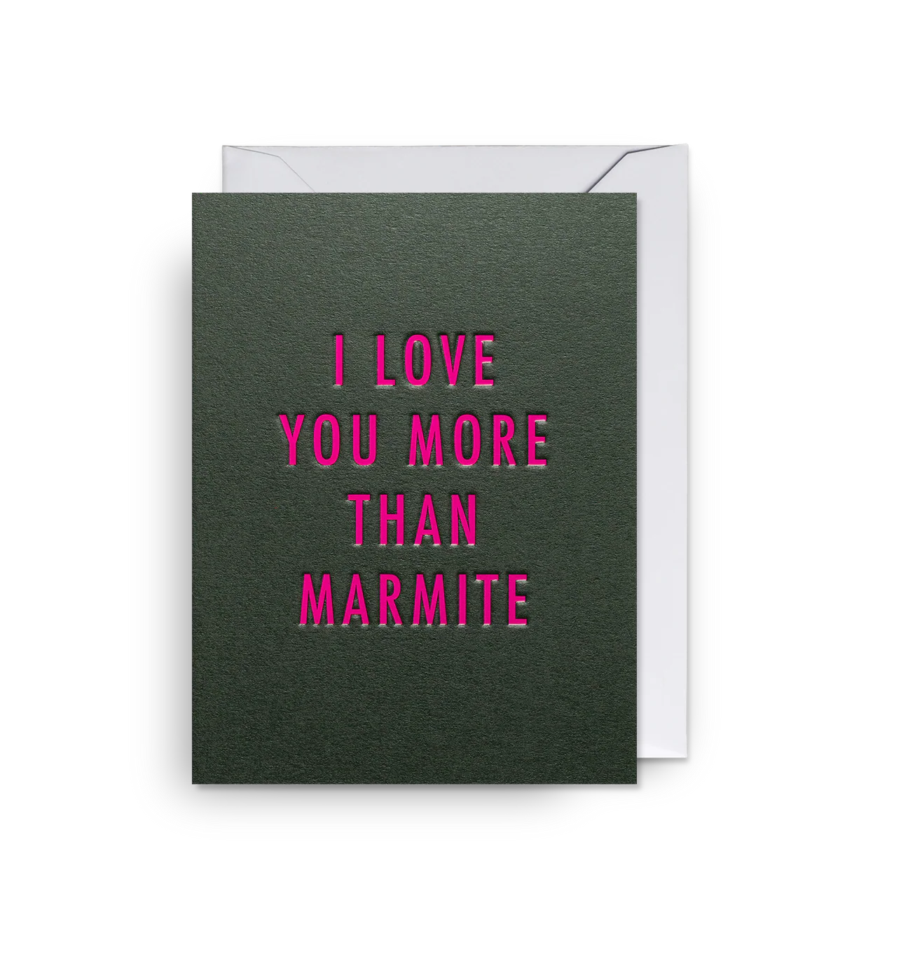 I Love You More Than Marmite Mini Card
