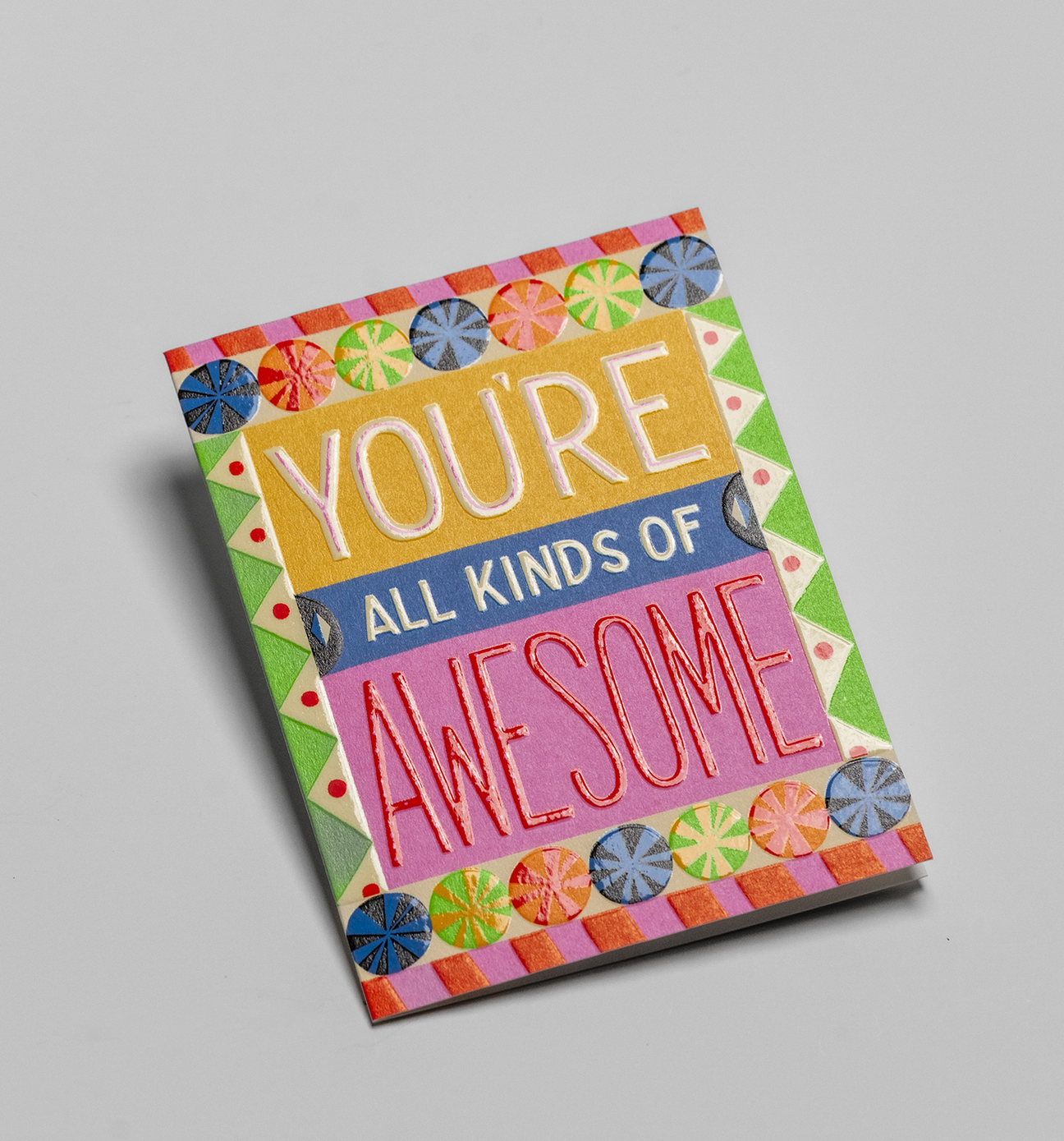 You're All Kinds of Awesome Mini Card