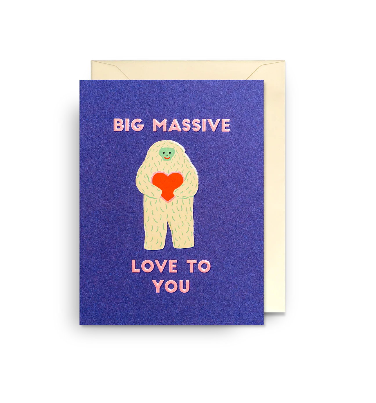 Big Massive Love To You Mini Card