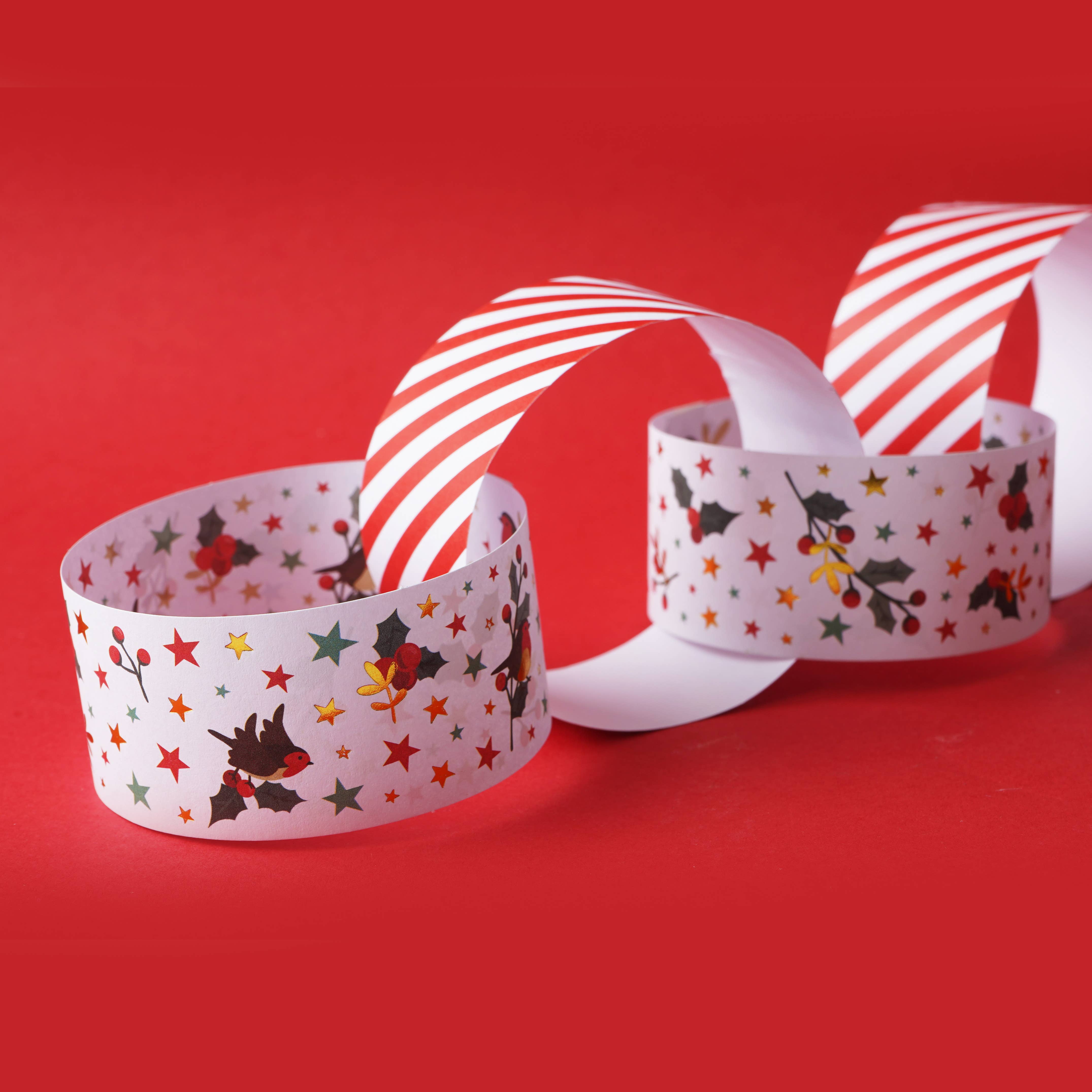 Christmas Deck The Halls Pack of 100 Paper Chains