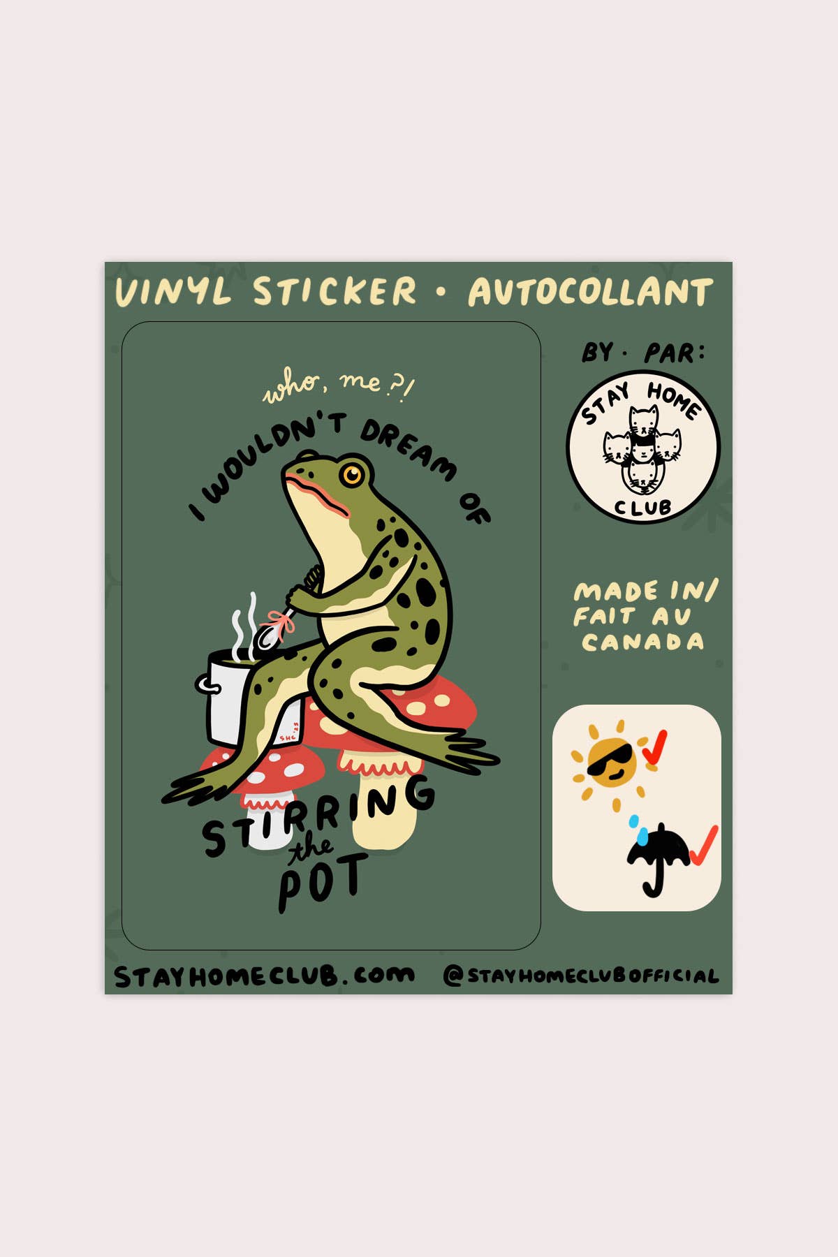 Stirring The Pot Vinyl Sticker