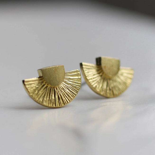 Art Deco Stud Earrings