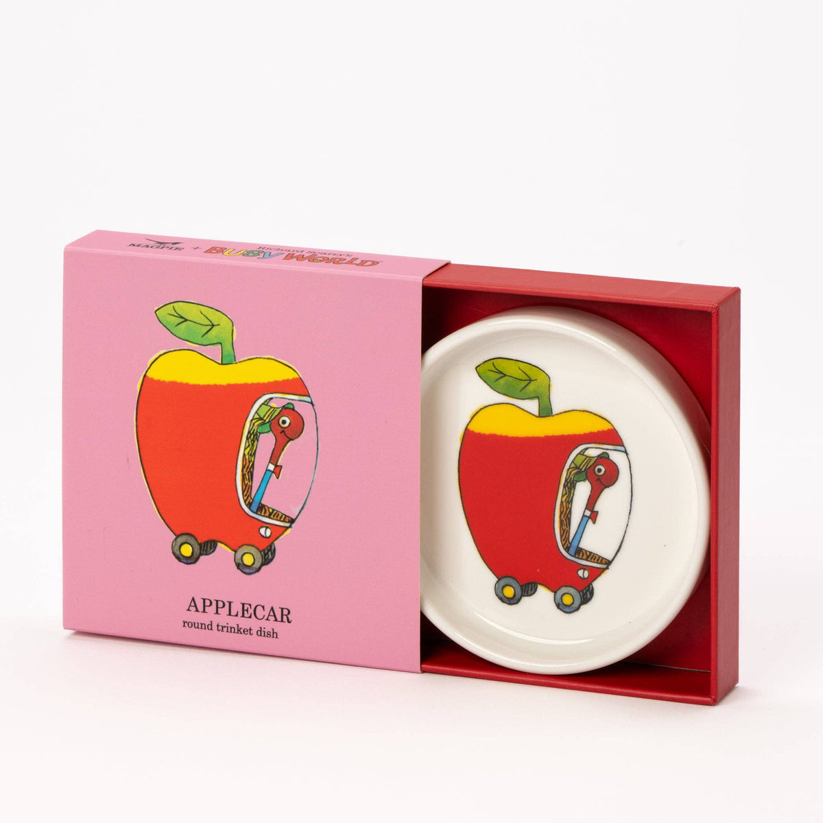 Richard Scarry Applecar Round Trinket Dish