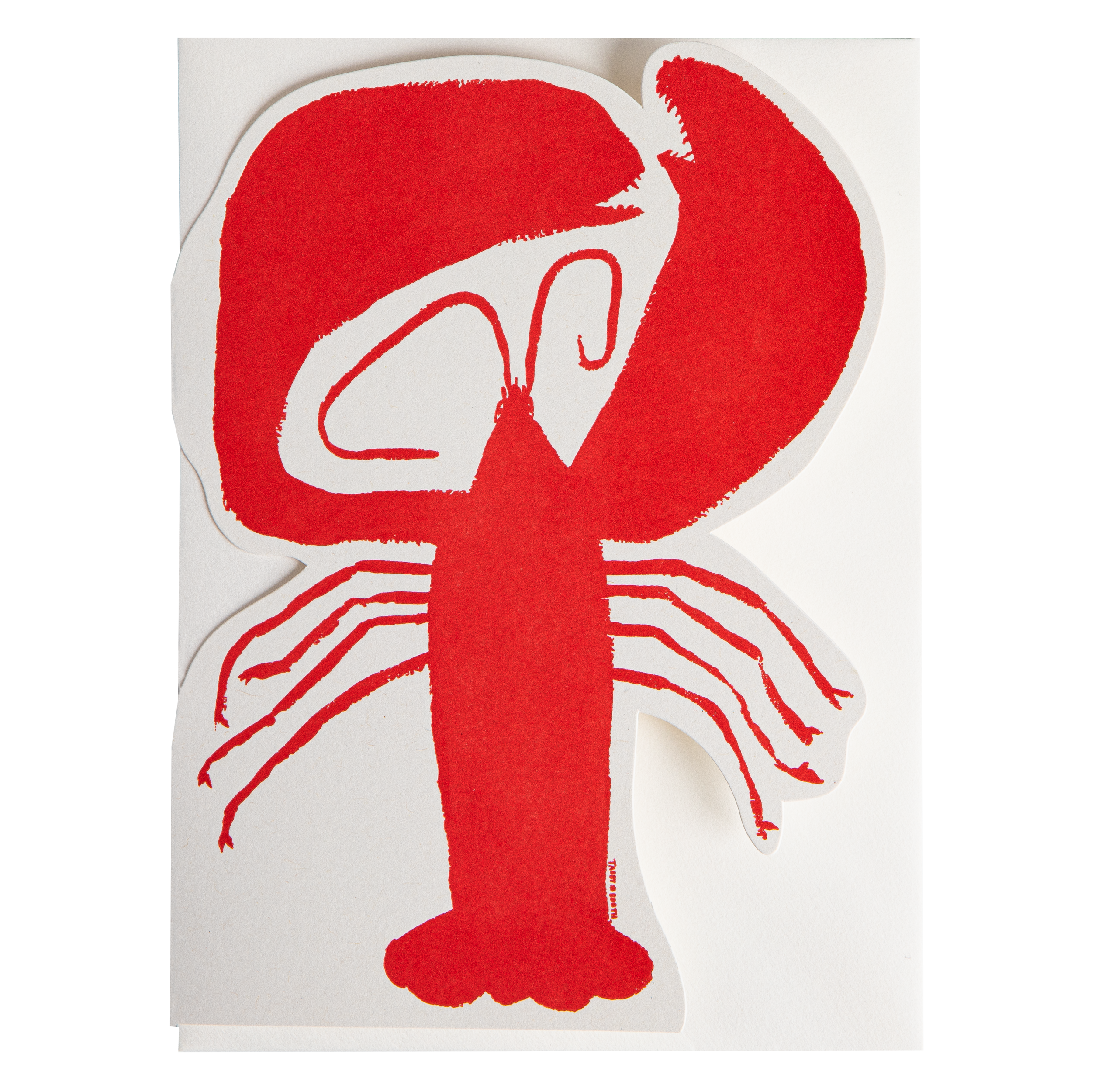 The Lobster Cut-Out Card