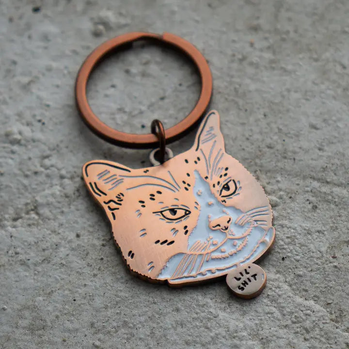 Lil Sh*t - Cat Keychain