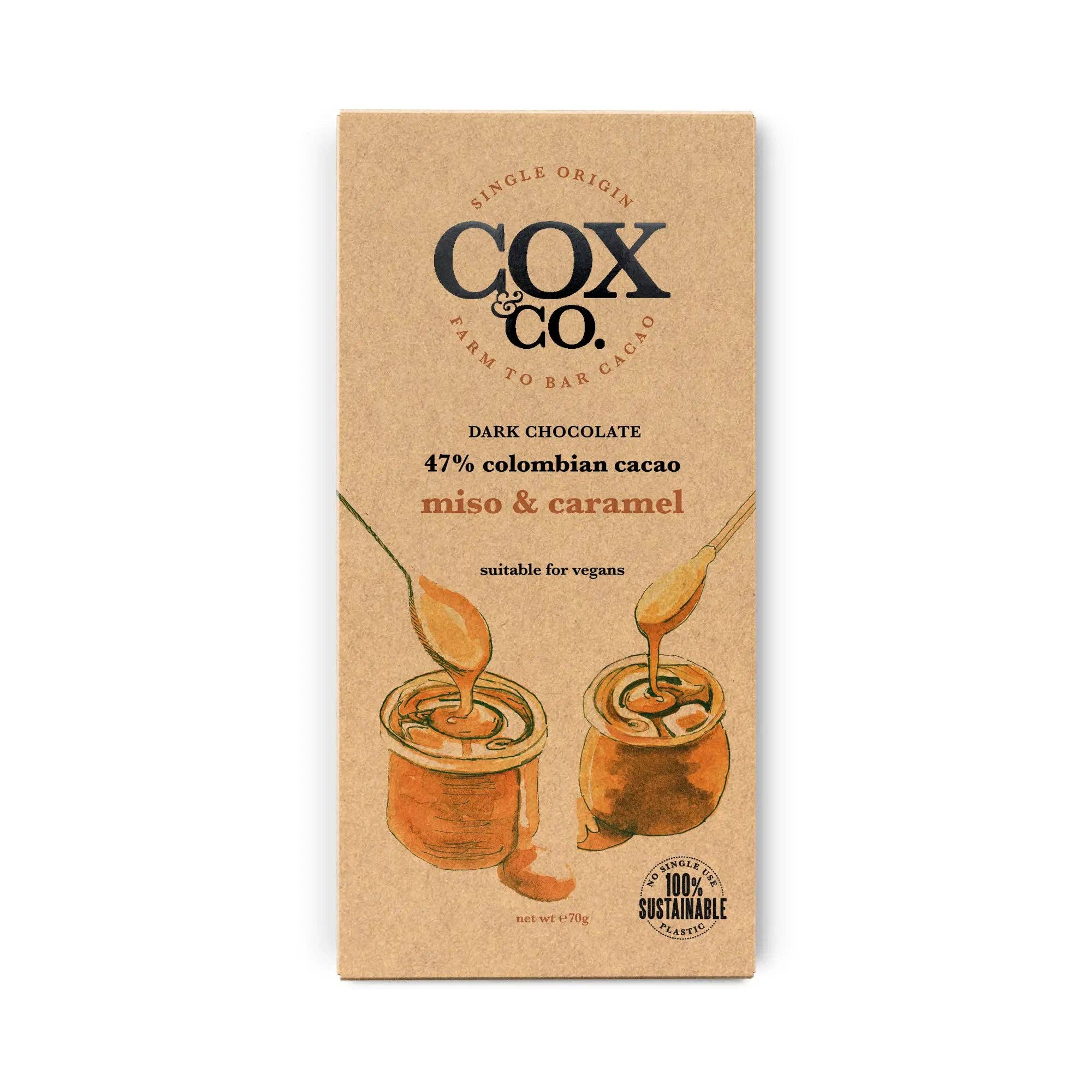 Miso & Caramel Dark Chocolate