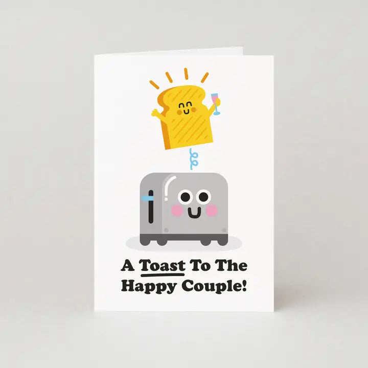 Toast Wedding Card