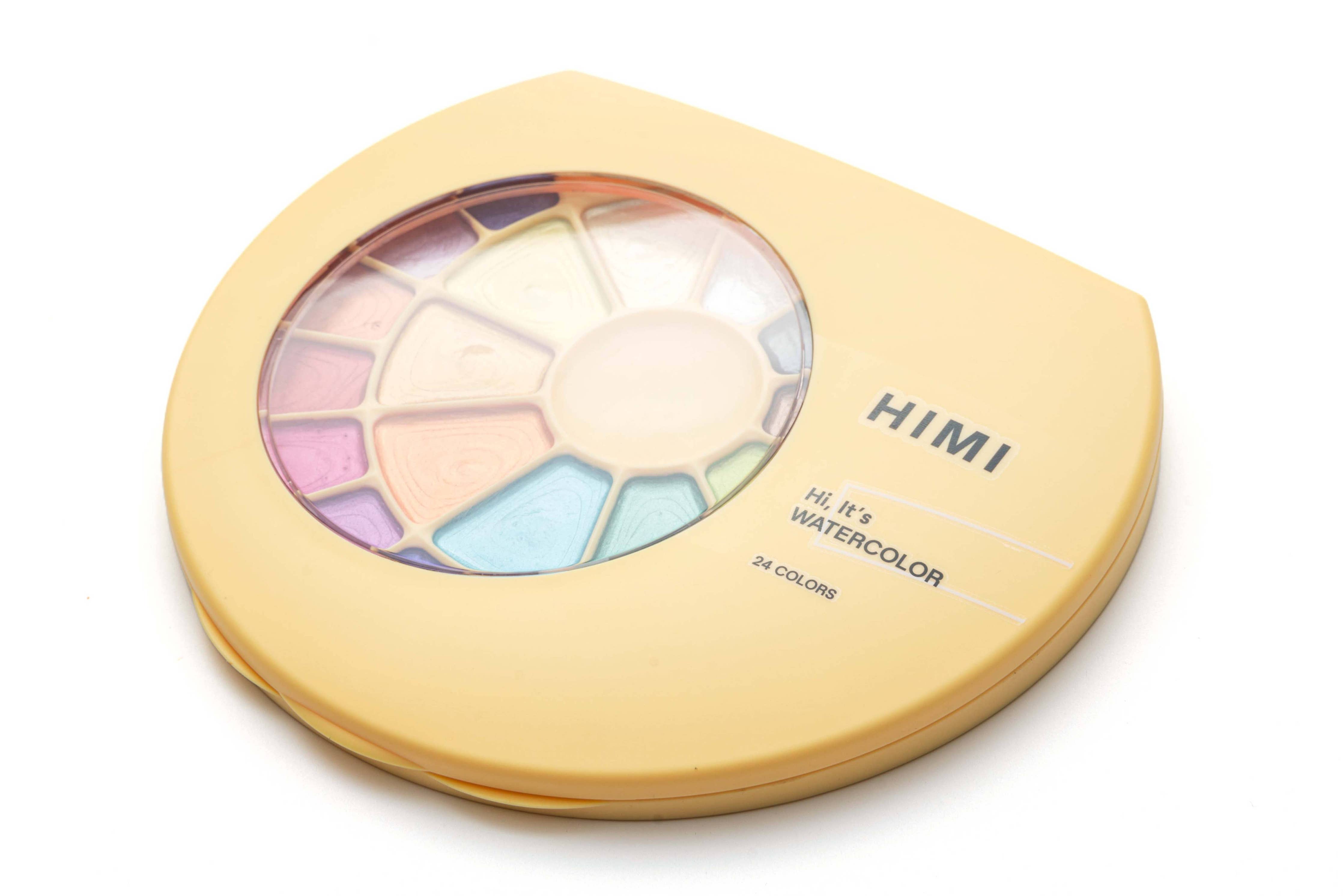 Semi-Moist Watercolour Paint Set (24 Colours)