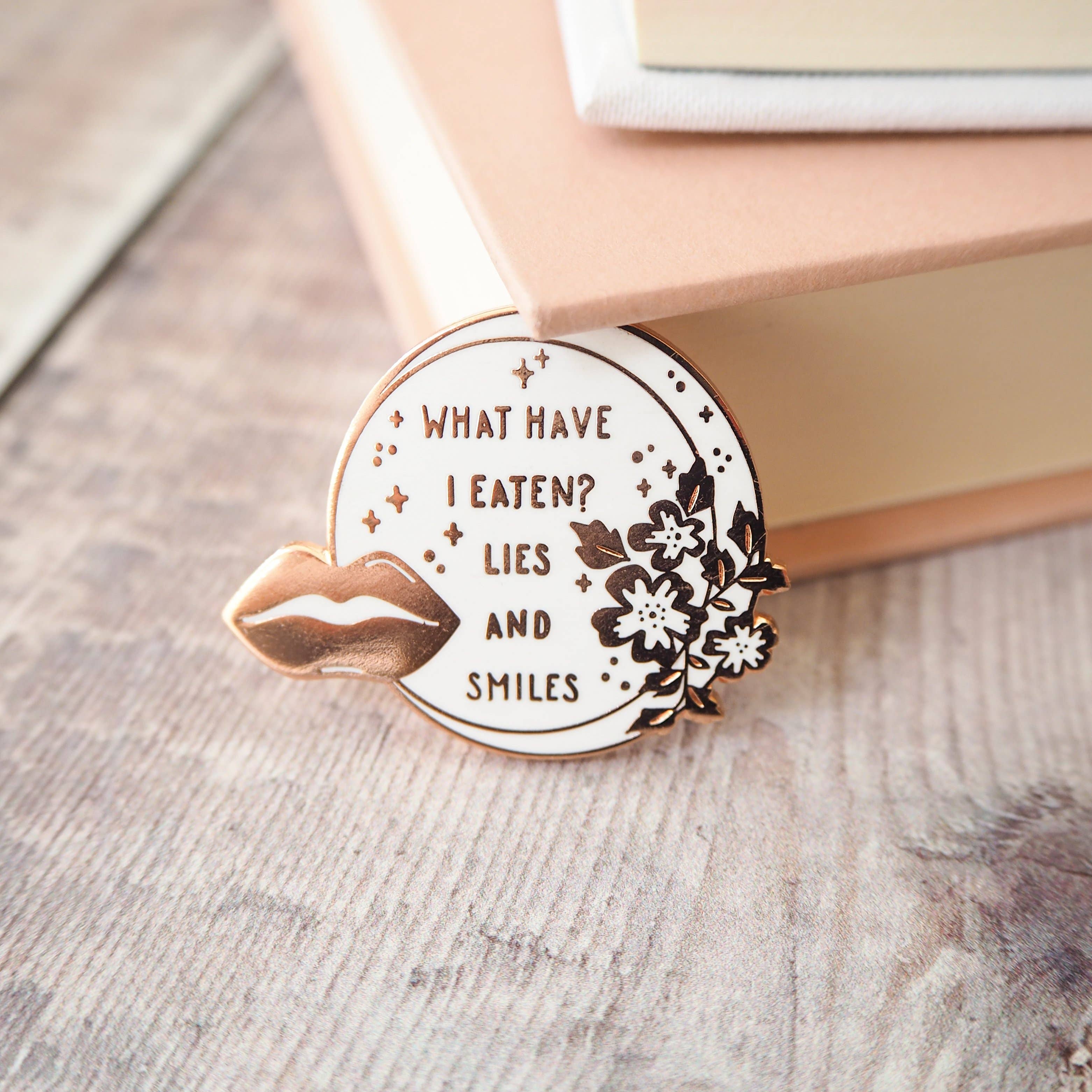 Sylvia Plath Enamel Pin Badge