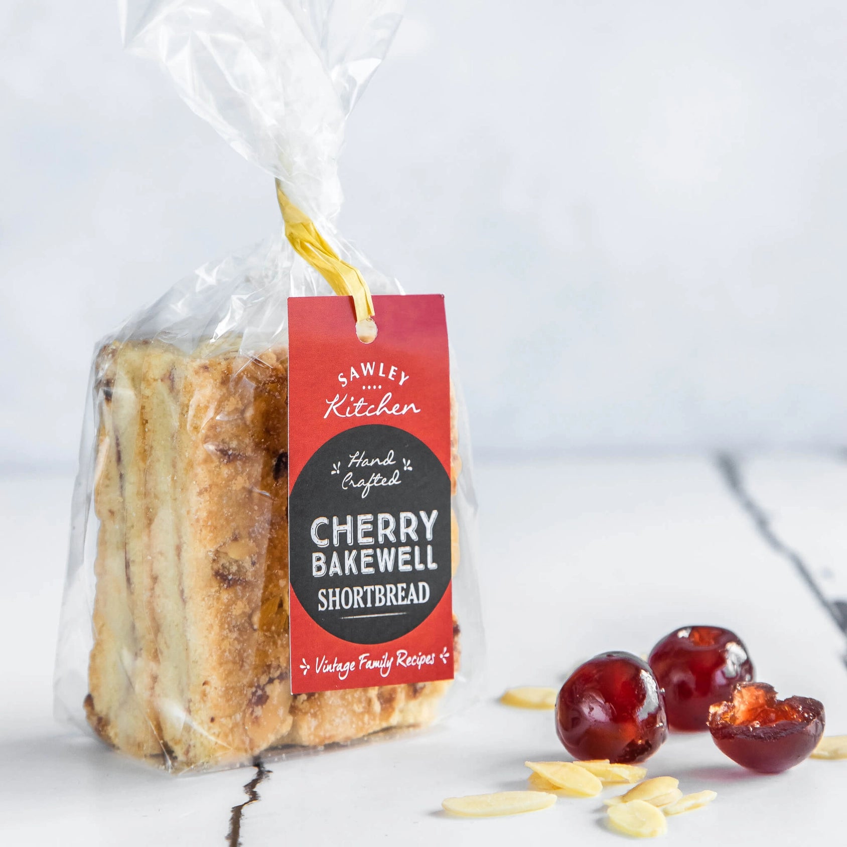 Cherry Bakewell Shortbread