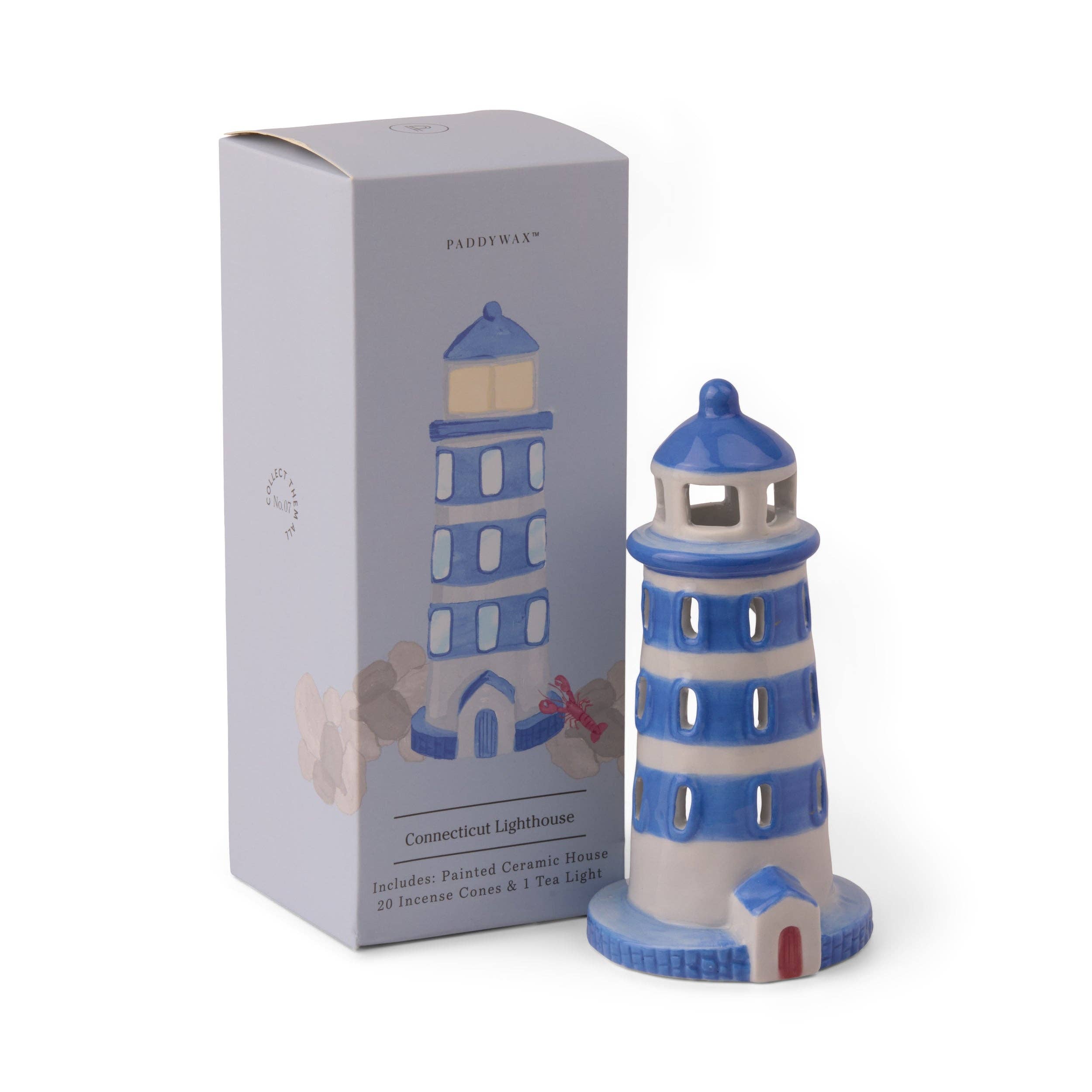 Lighthouse Incense Burner & Tea Light Holder