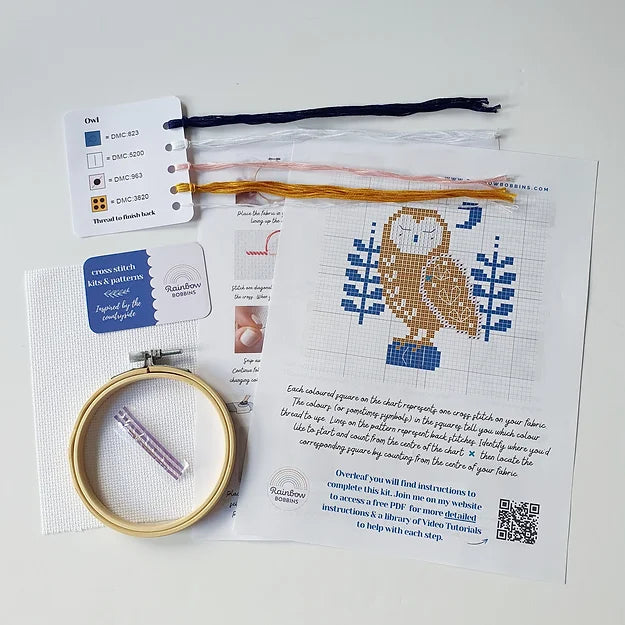 Owl Cross Stitch Kit