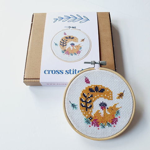 Squirrel Cross Stitch Kit