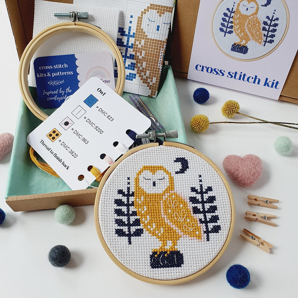 Owl Cross Stitch Kit