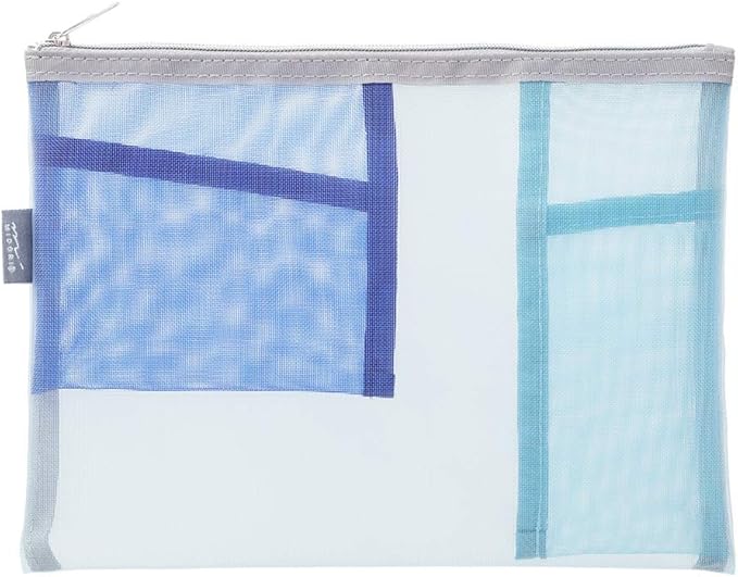 Mesh Pen & Tool Pouch - Light Blue