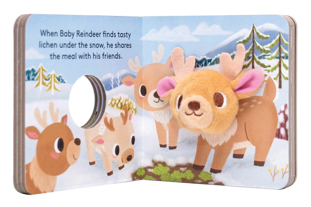 Baby Reindeer Finger Puppet Book