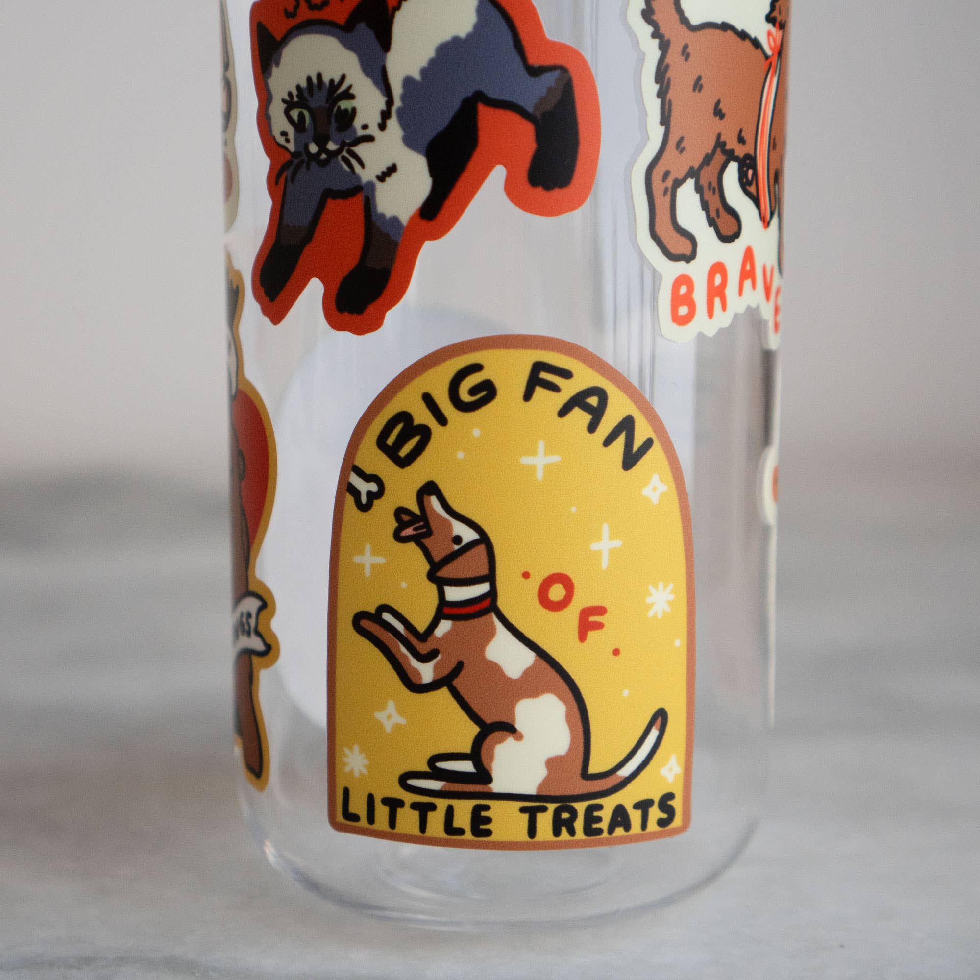 Big Fan Of Little Treats Vinyl Sticker