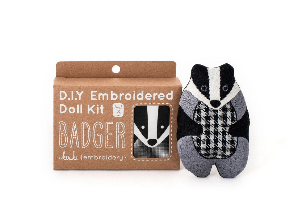 Badger Embroidery Kit