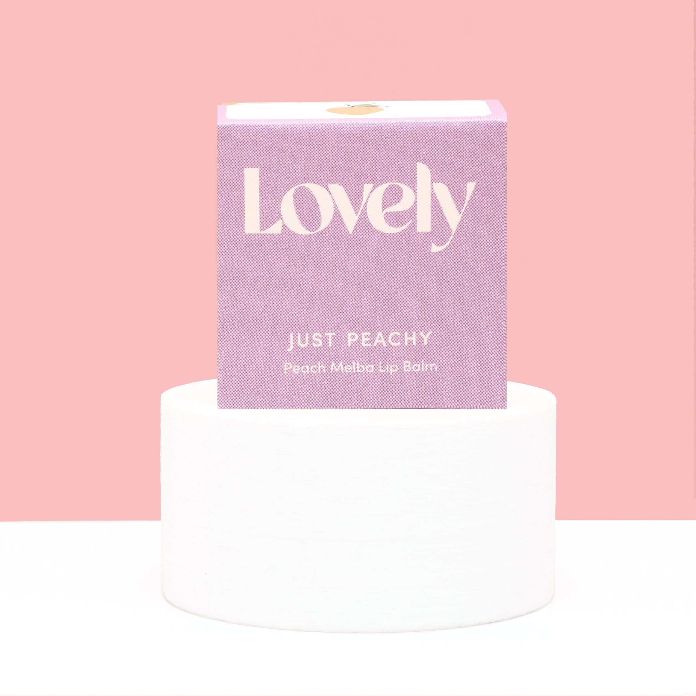 Just Peachy Lip Balm - Peach Melba