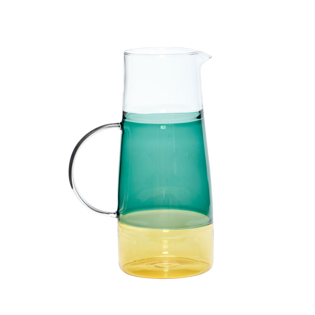 Multicoloured Glass Lemonade Jug