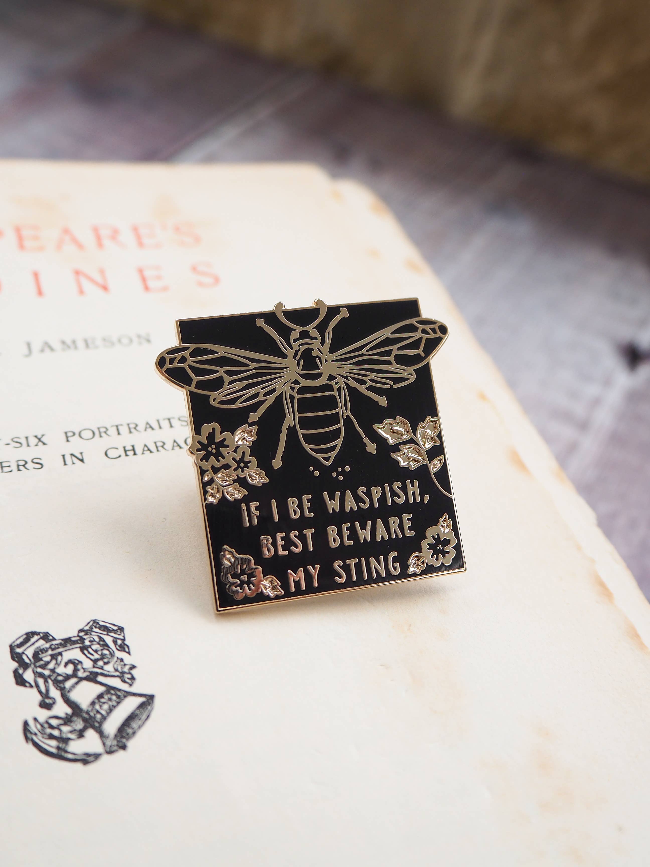 Shakespeare Taming Of The Shrew Pin Badge
