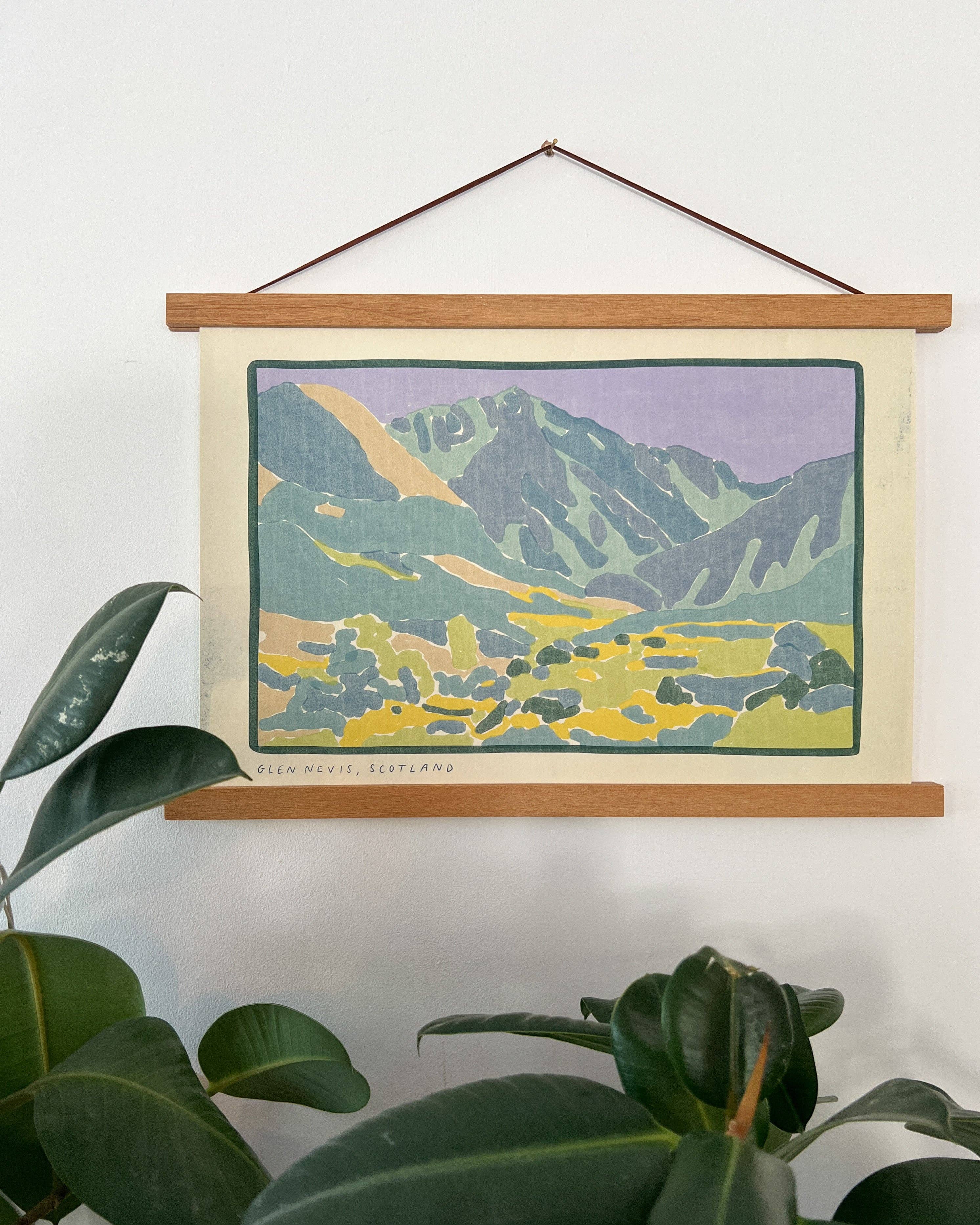 Glen Nevis, Scotland Art Print - A4