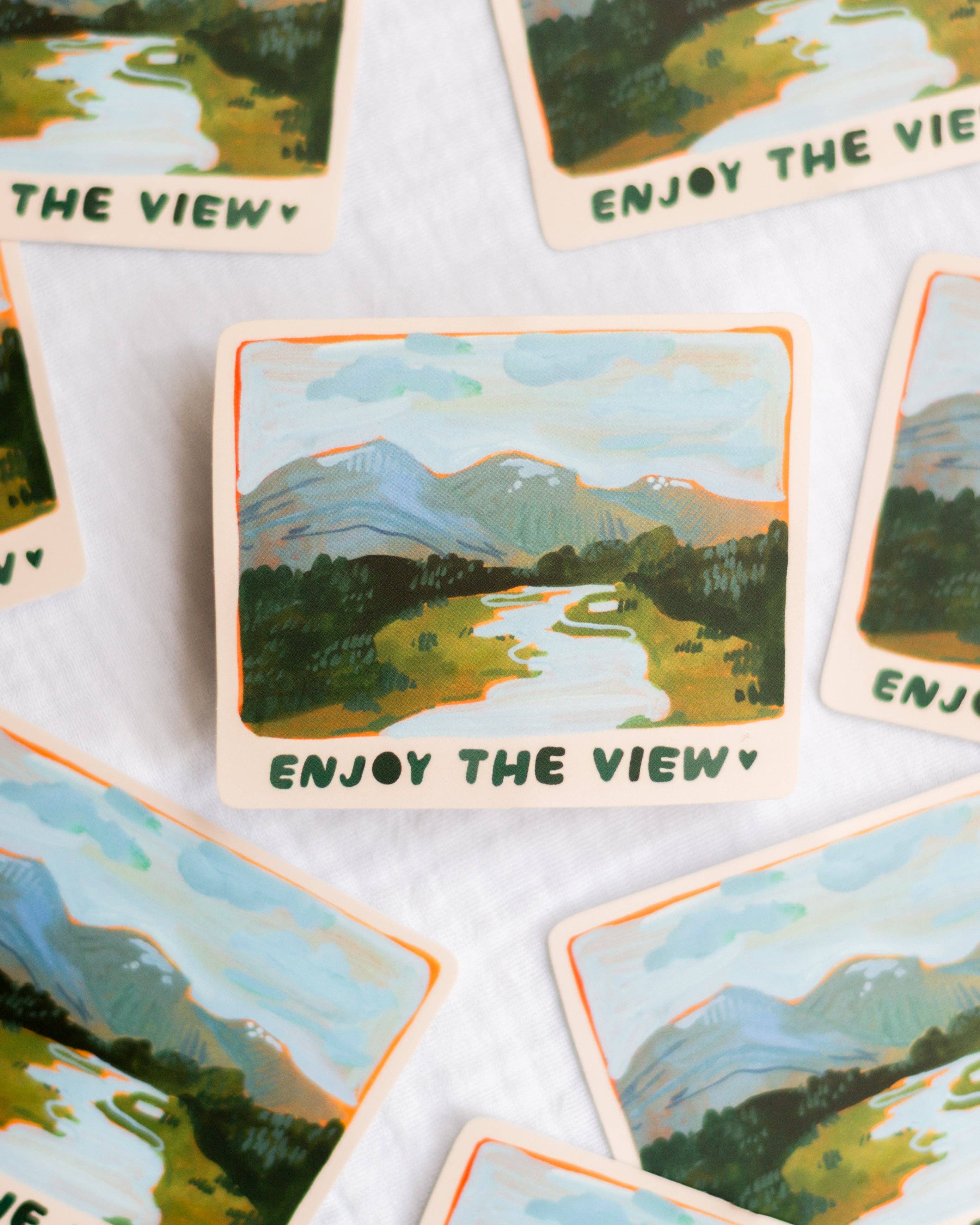 Enjoy The View Vinyl Sticker