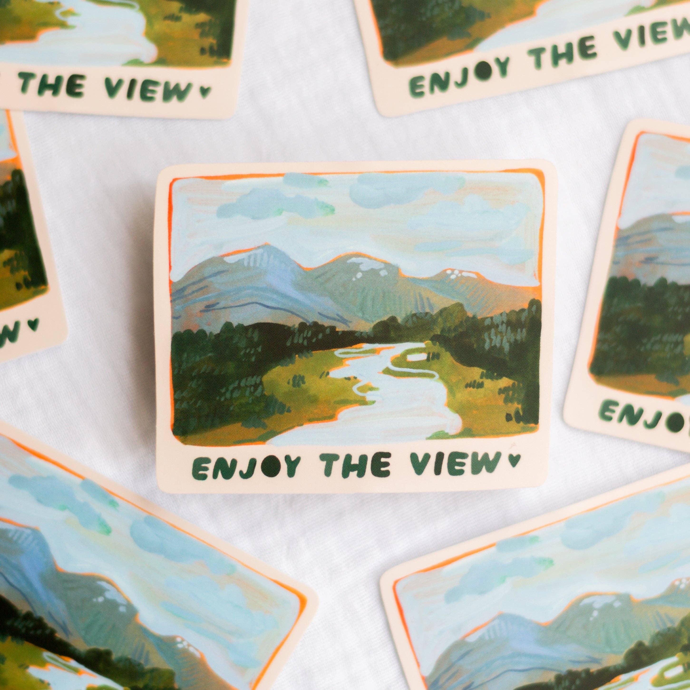 Enjoy The View Vinyl Sticker